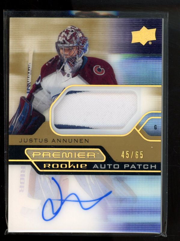 2021 Upper Deck Premier #AR-JU Acetate Rookie Auto Patch - Gold /65