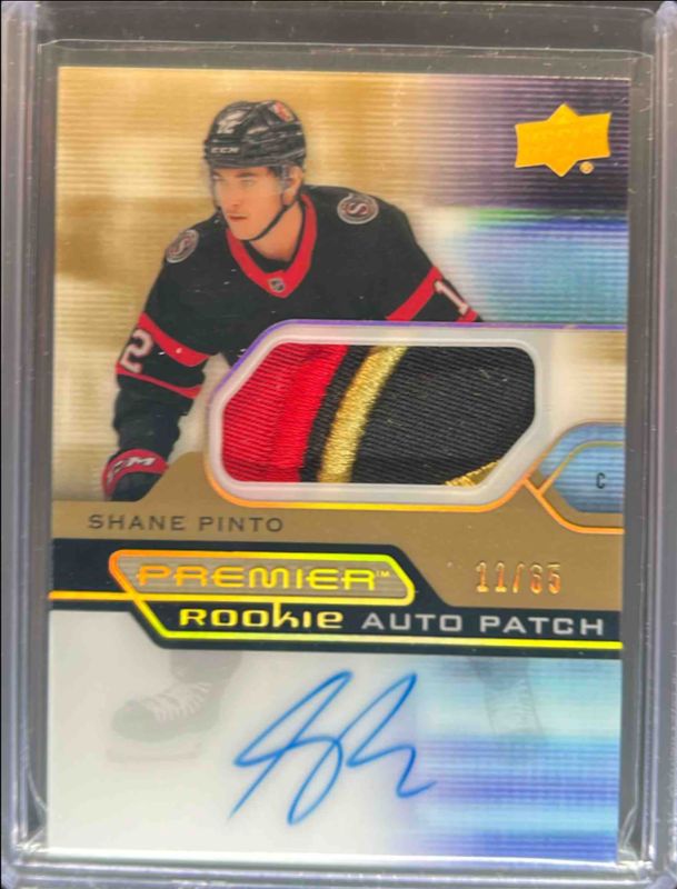 2021 Upper Deck Premier #AR-SP Acetate Rookie Auto Patch - Gold /65