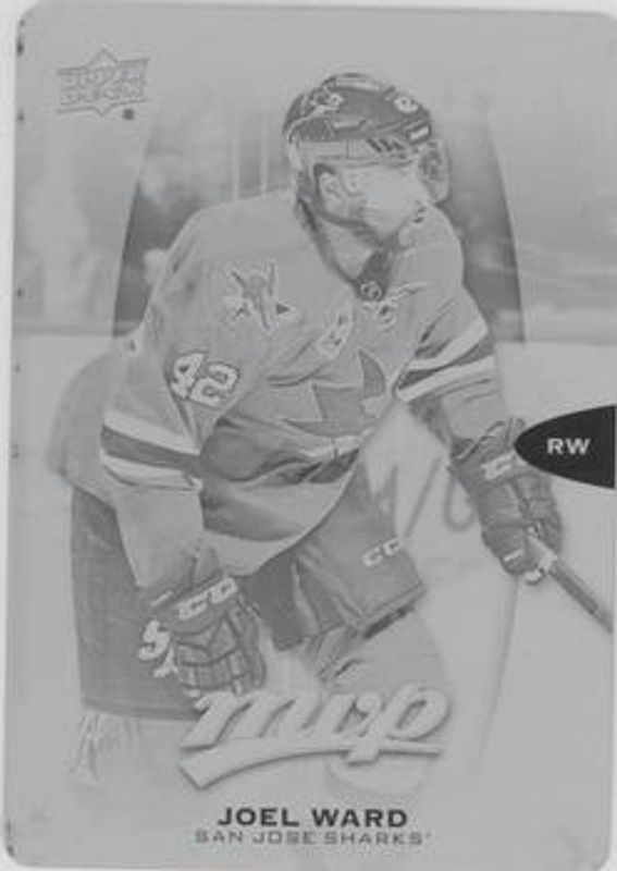 2016 Upper Deck MVP #140 Printing Plate Black /1