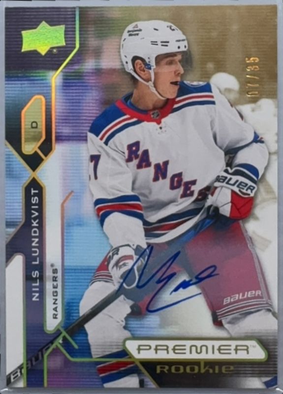 2021 Upper Deck Premier #120 Autographs - Gold /35