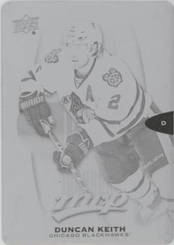 2016 Upper Deck MVP #217 Printing Plate Black /1