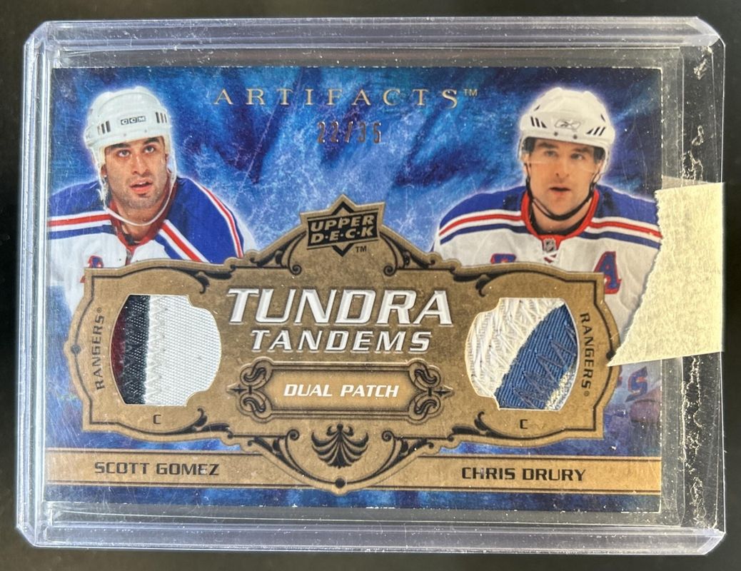 2008 Upper Deck Artifacts #TT-GD Tundra Tandems Patches Copper /35