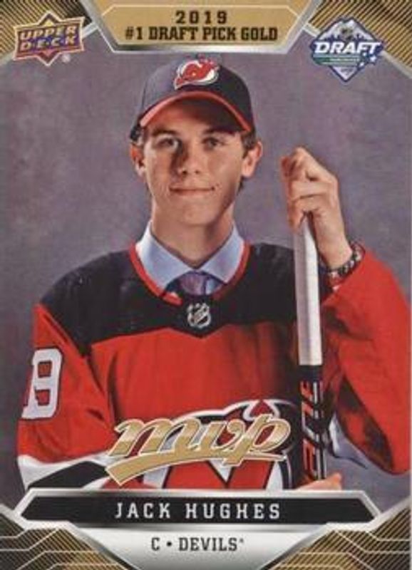 2019 Upper Deck MVP #DP-1 2019 NHL #1 Draft Pick Gold Exchange