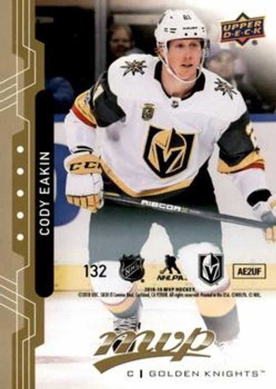 2018 Upper Deck MVP #132 Puzzle Back