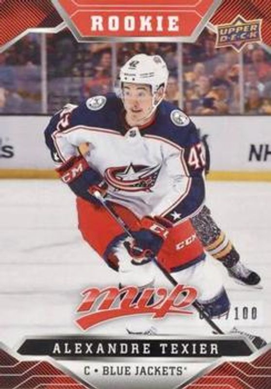 2019 Upper Deck MVP #231 Script Leaderboard Achievements Red /100