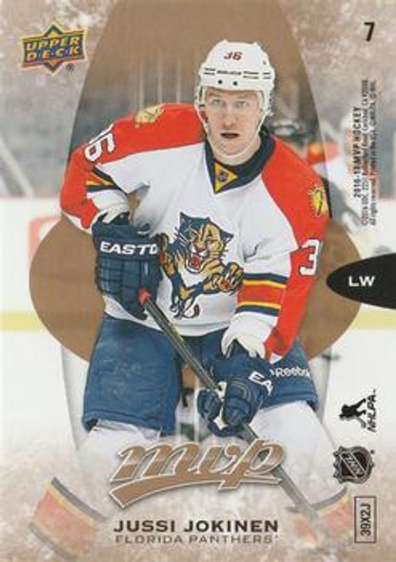 2016 Upper Deck MVP #7 Puzzle Back