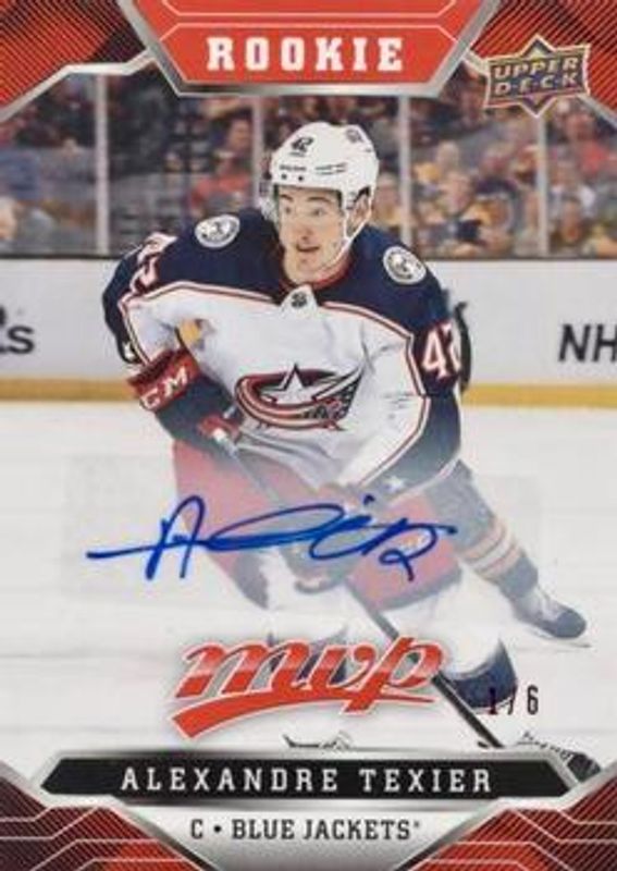 2019 Upper Deck MVP #231 Autographs Leaderboard Achievements Red /1