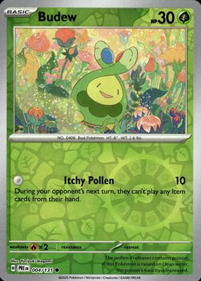 2025 Scarlet & Violet: Prismatic Evolutions #004/131 Reverse Holo