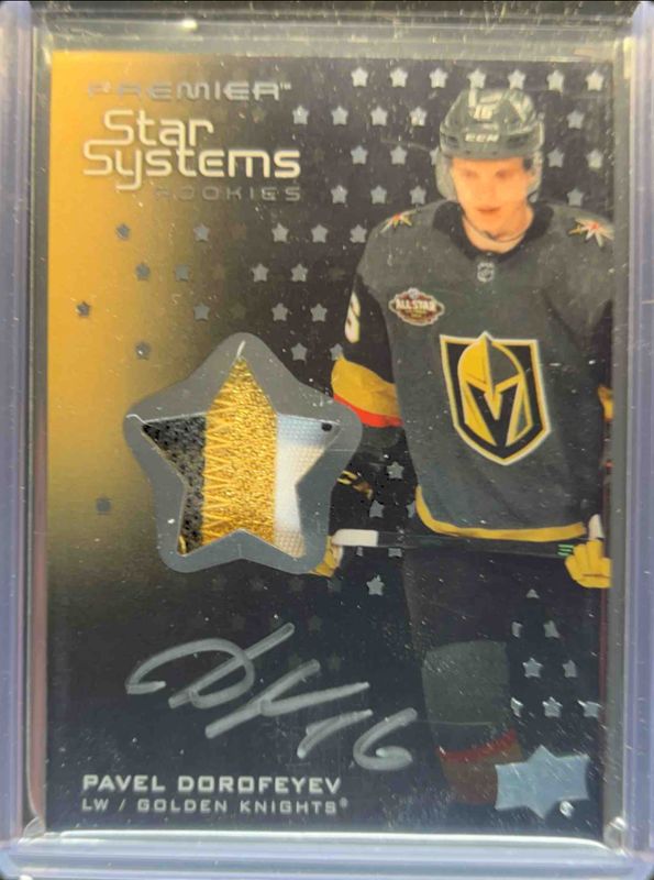 2021 Upper Deck Premier #SSR-PD Star Systems Rookies - Auto Patch /149