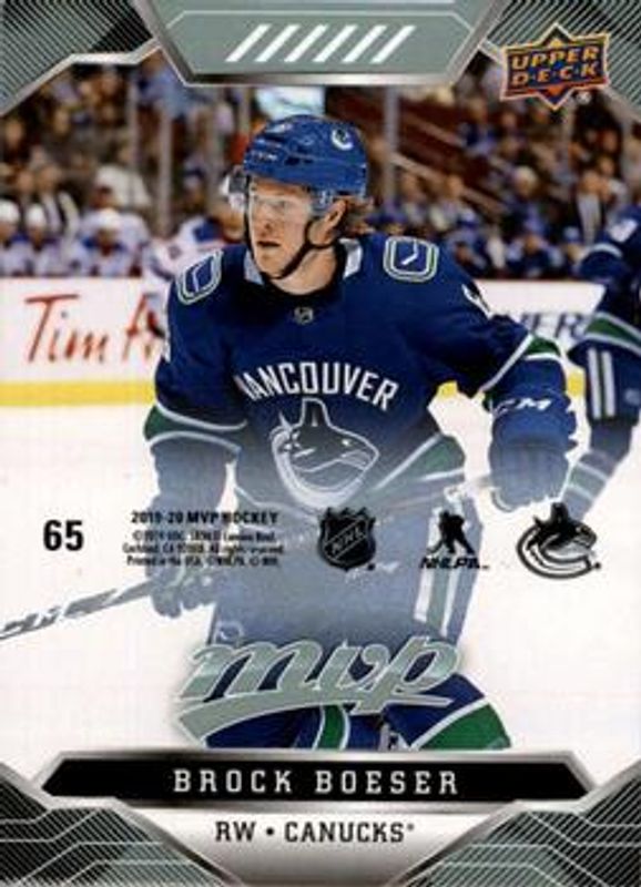 2019 Upper Deck MVP #65 Puzzle Backs