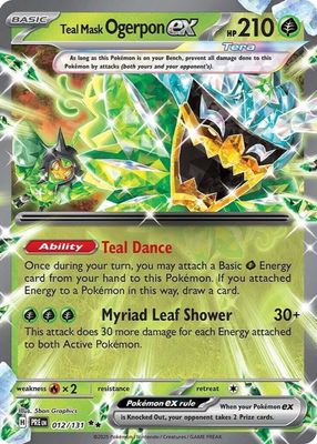 2025 Scarlet & Violet: Prismatic Evolutions #012/131 Double Rare