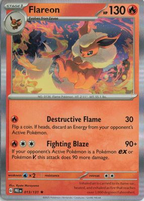 2025 Scarlet & Violet: Prismatic Evolutions #013/131 Holo