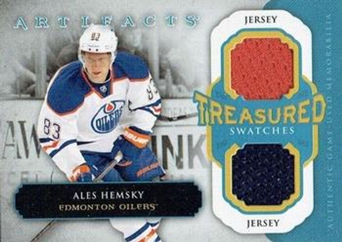 2013 Upper Deck Artifacts #TS-AH Treasured Swatches Blue