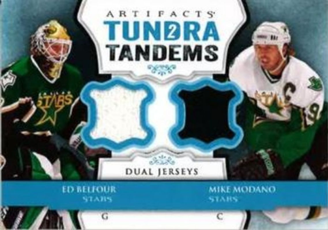 2013 Upper Deck Artifacts #TT-BM Tundra Tandems Blue Dual Jersey