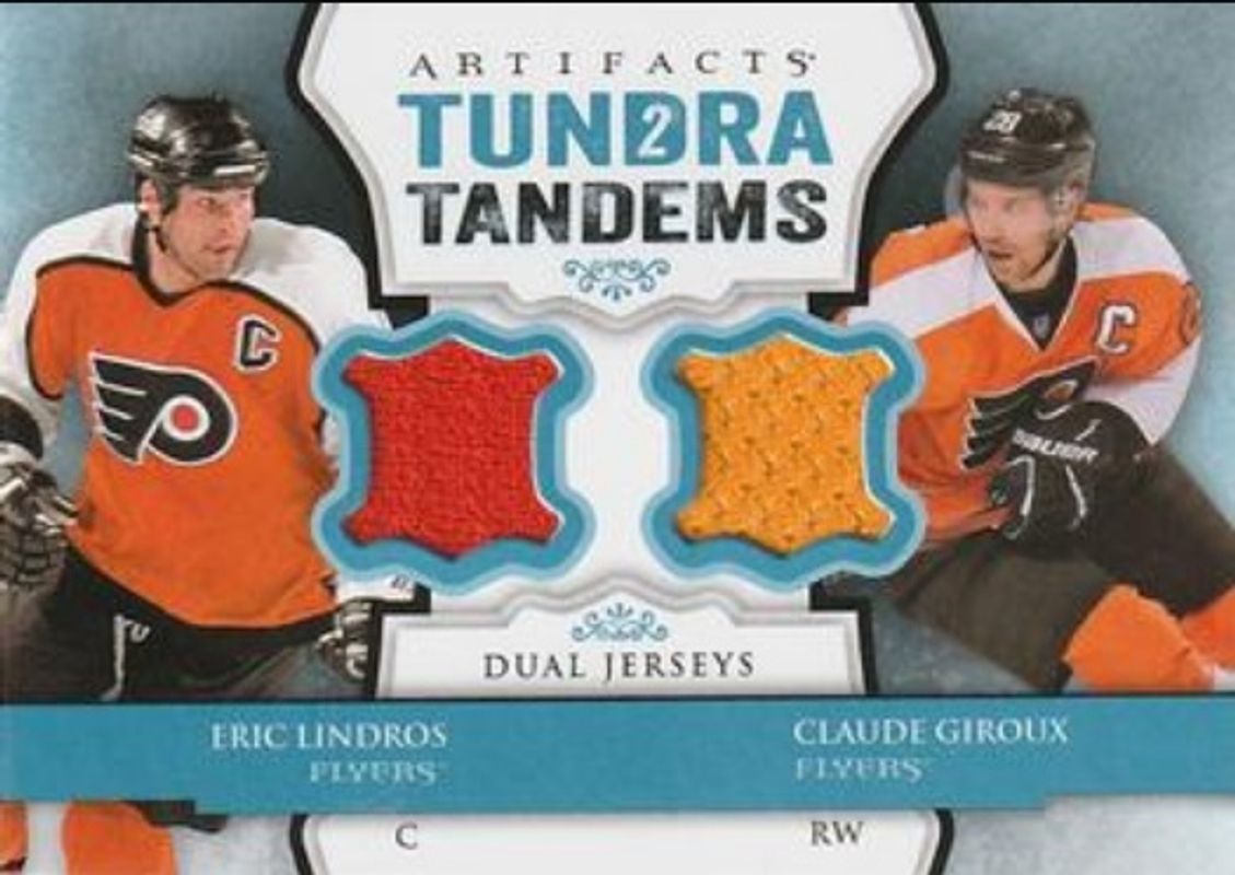 2013 Upper Deck Artifacts #TT-LG Tundra Tandems Blue Dual Jersey