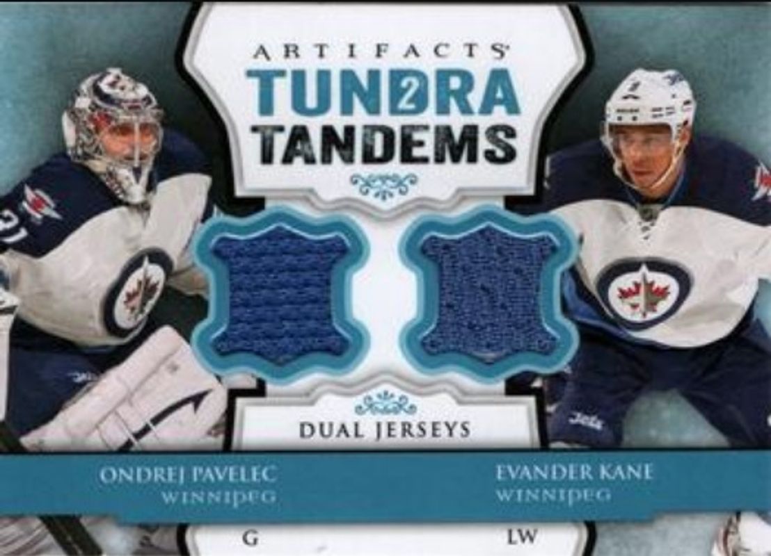 2013 Upper Deck Artifacts #TT-PK Tundra Tandems Blue Dual Jersey