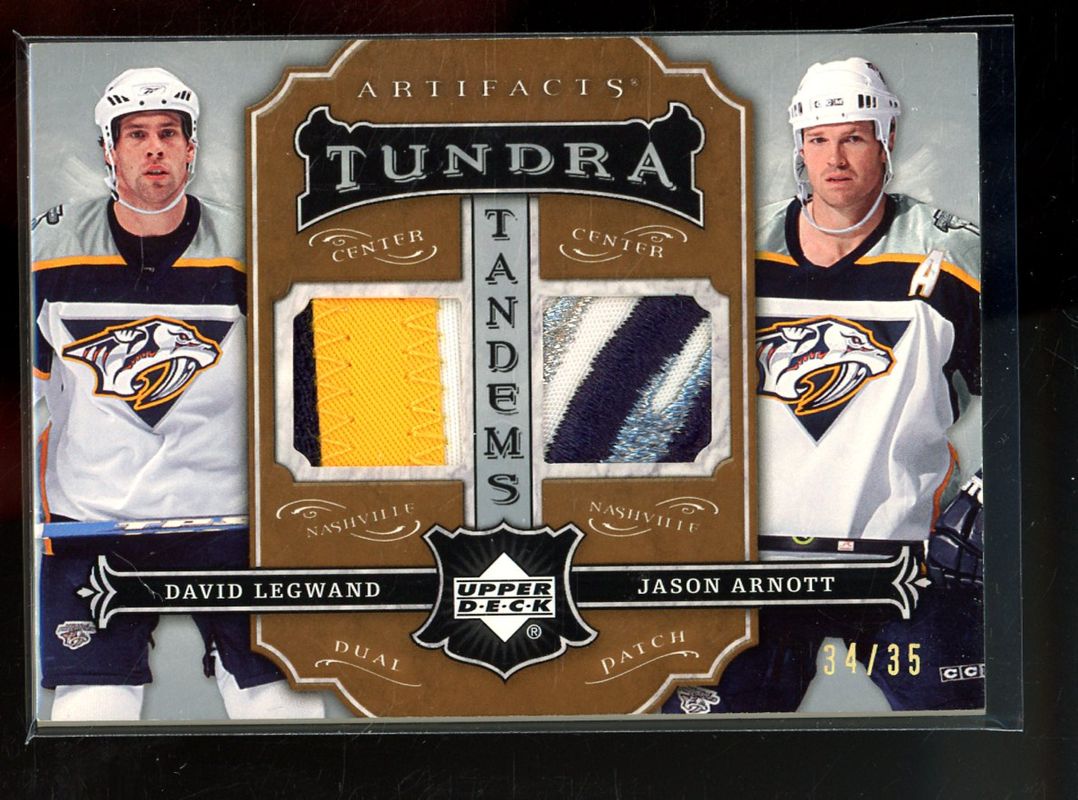 2007 Upper Deck Artifacts #TT-LA Tundra Tandems Patches - Silver /35