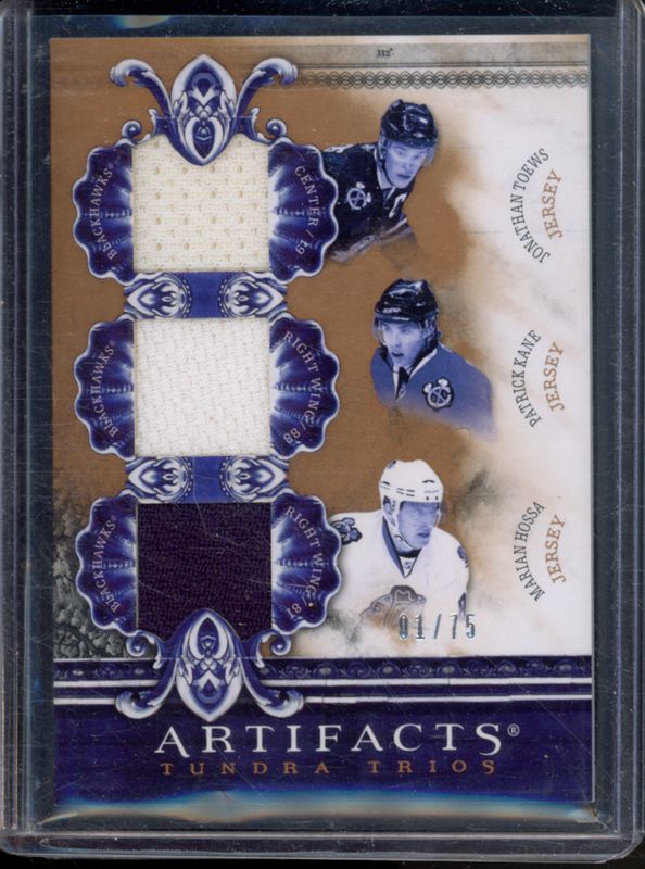 2010 Upper Deck Artifacts #TT3-HAWK Tundra Trios Bronze /75