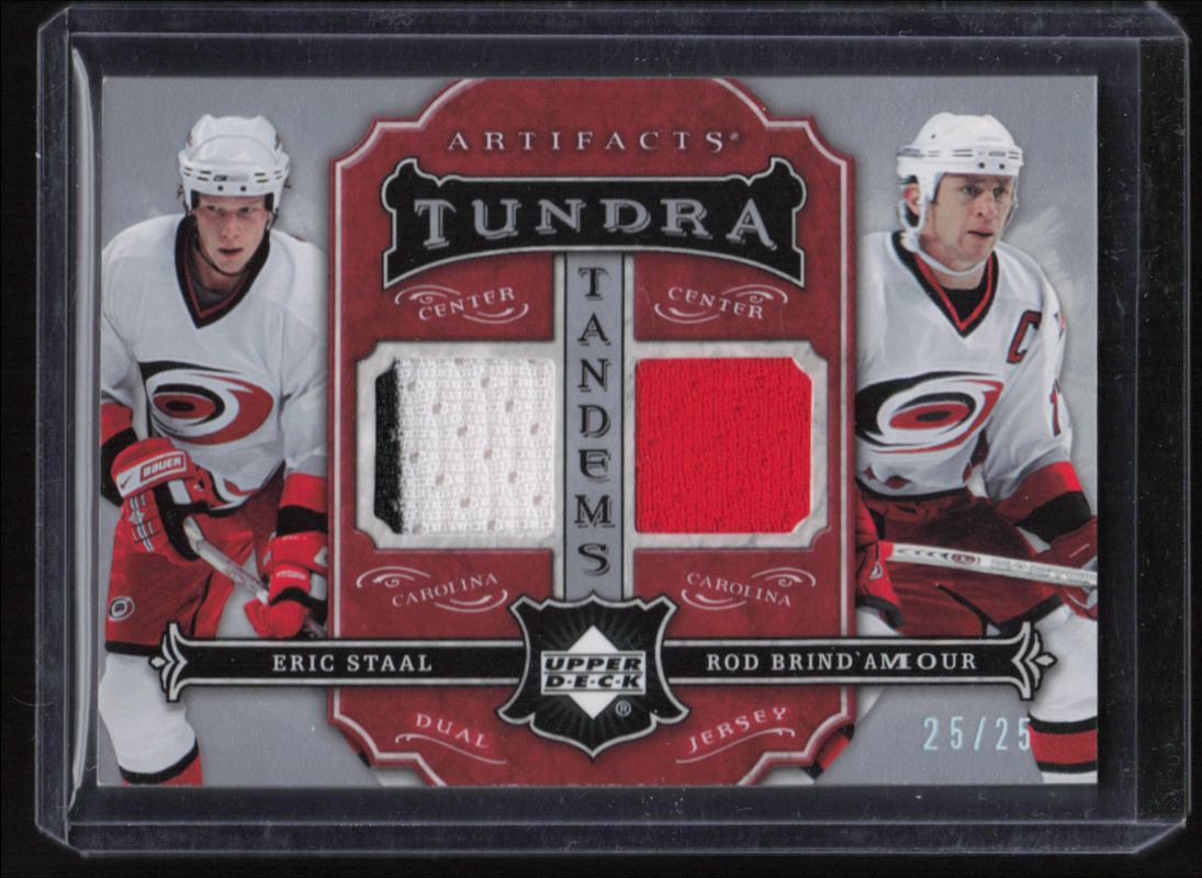 2007 Upper Deck Artifacts #TT-ER Tundra Tandems Red /25