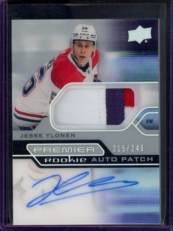 2021 Upper Deck Premier #AR-JY Acetate Rookie - Auto Patch /249