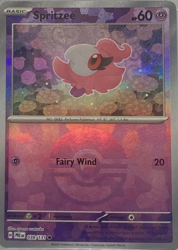2025 Scarlet & Violet: Prismatic Evolutions #038/131 Base