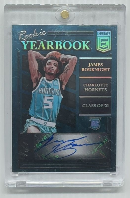 2021 Elite #RY-JBO Rookie Yearbook Autographs - Black /1