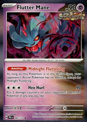 Flutter Mane 2025 Scarlet & Violet: Prismatic Evolutions