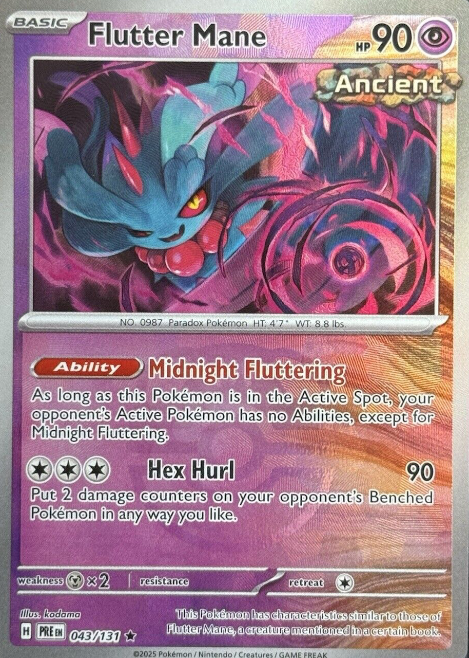 Flutter Mane 2025 Scarlet & Violet: Prismatic Evolutions #043/131 ...