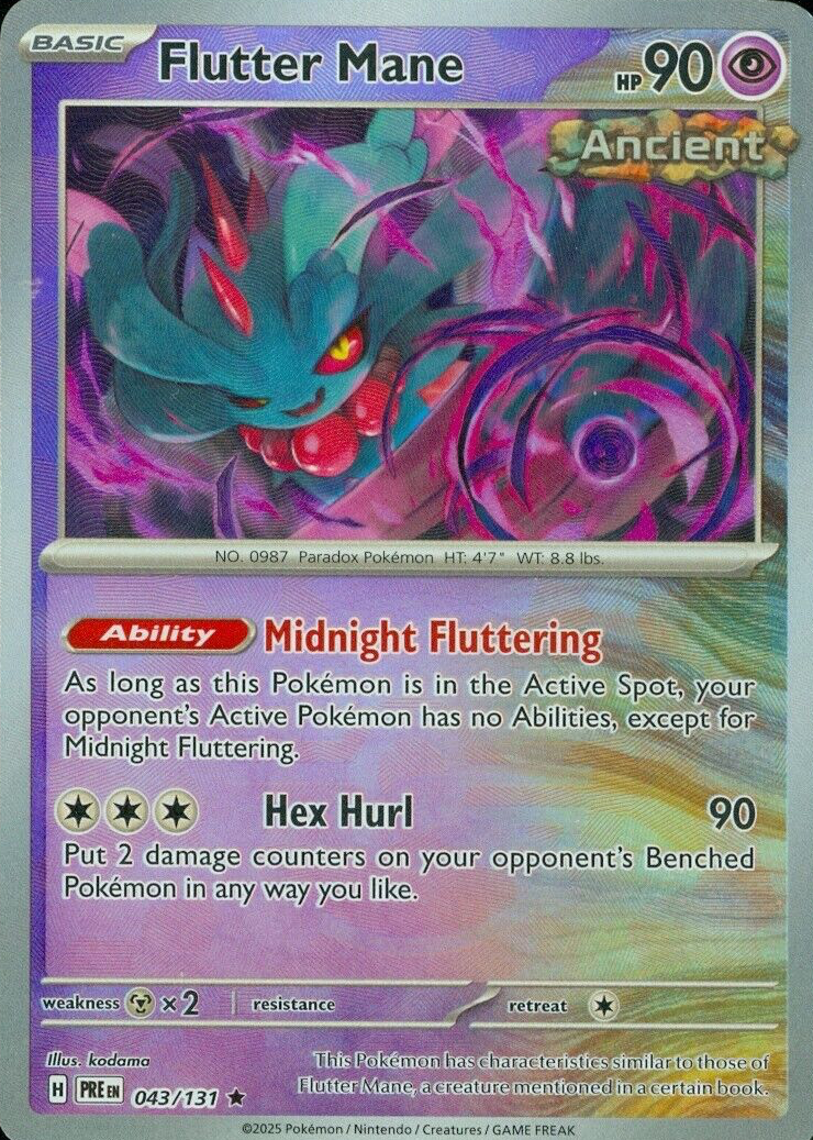 PSA10 FLUTTER MANE REVERSE HOLO 2連番 Reverse Holo - Flutter Mane Pokemon • Rare • 078/162
