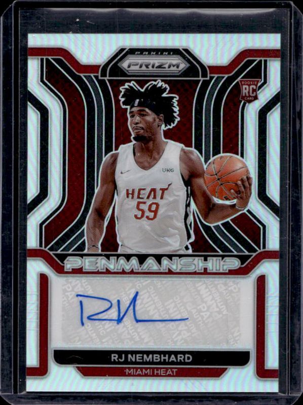 2021 Prizm #RP-RJN Rookie Penmanship - Silver