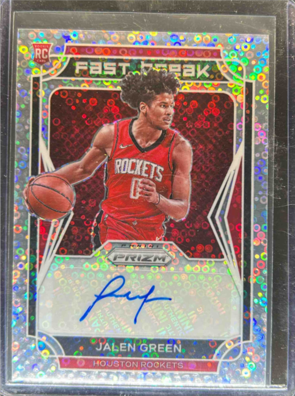 ジェイレン・グリーン 2021-22PRISM　シルバーPRISM直筆サイン Jalen Green 2021 Prizm #FBR-JGR Fast Break Rookie Autographs Price