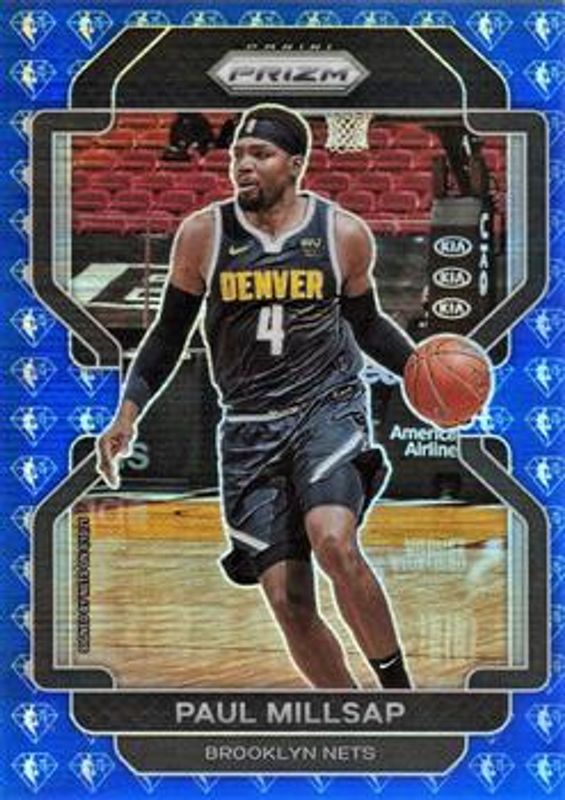 2021 Prizm #46 Blue NBA 75th Anniversary