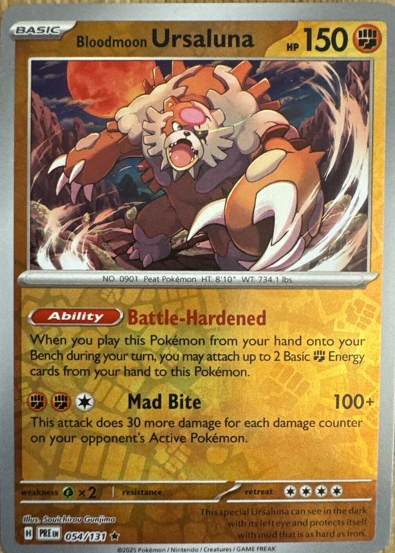 2025 Scarlet & Violet: Prismatic Evolutions #054/131 Reverse Holo