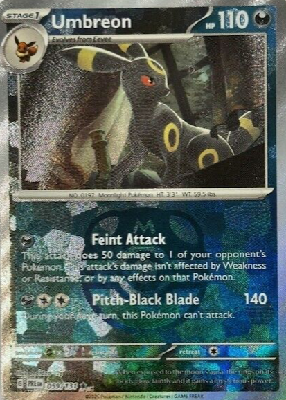 Umbreon 2025 Scarlet & Violet: Prismatic Evolutions #059/131