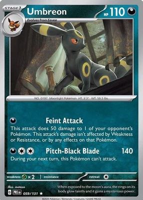 2025 Scarlet & Violet: Prismatic Evolutions #059/131 Reverse Holo