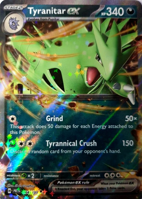 mega tyranitar pokemon card - Ancient Origins style setup or your main portfolio Tyranitar ex 2025 Scarlet &