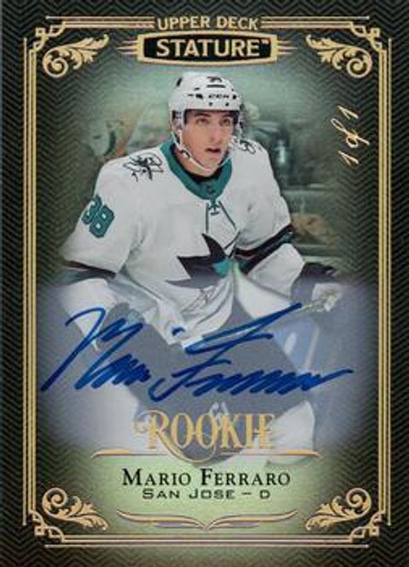 2019 Upper Deck Stature #145 Autographs Black /1
