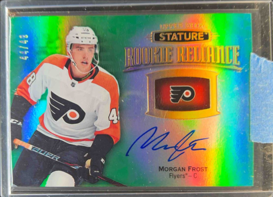 2019 Upper Deck Stature #RR-3 Rookie Reliance Autographs - Green /49