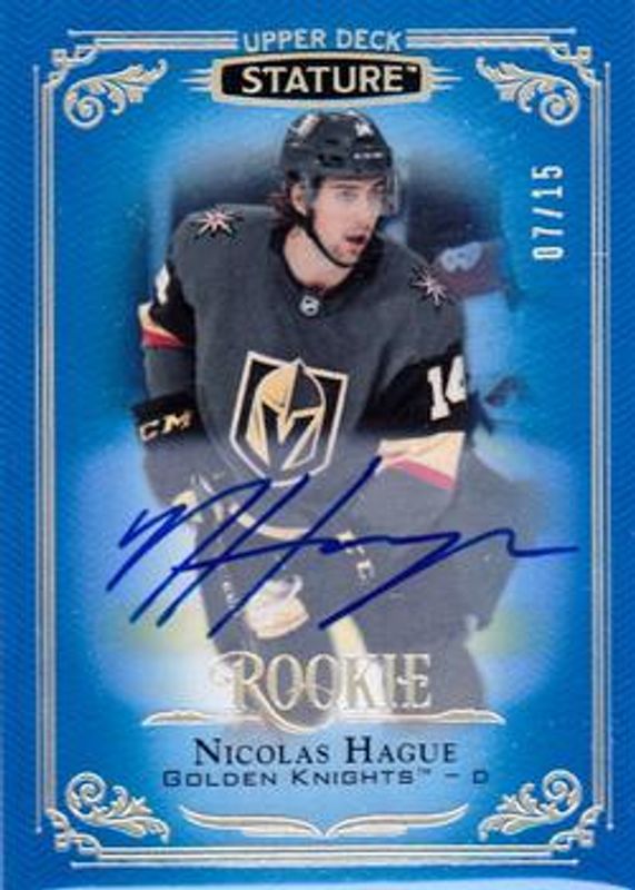 2019 Upper Deck Stature #138 Autographs Blue /15