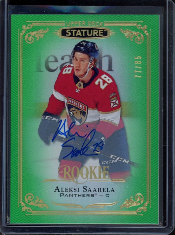 2019 Upper Deck Stature #127 Autographs Green /85