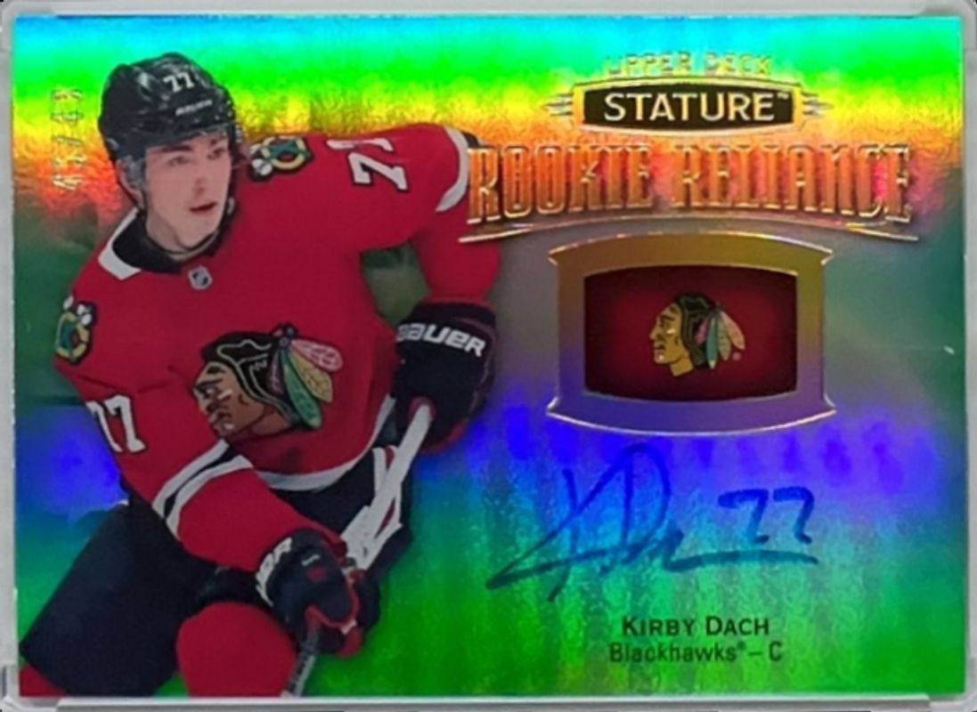 2019 Upper Deck Stature #RR-39 Rookie Reliance Autographs - Green /49