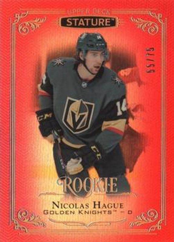 2019 Upper Deck Stature #138 Red /75