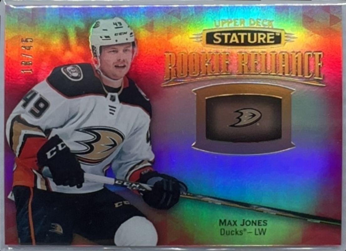 2019 Upper Deck Stature #RR-8 Rookie Reliance - Red /45