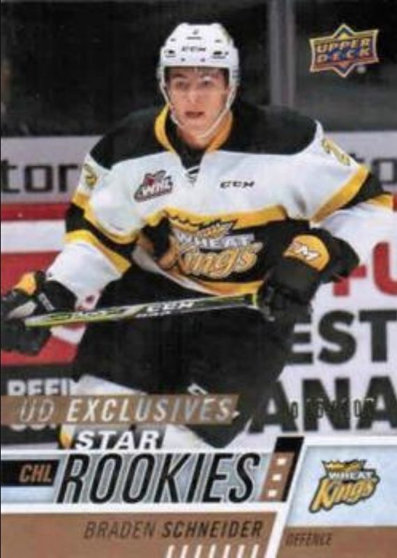 2017 Upper Deck CHL #346 UD Exclusives /100