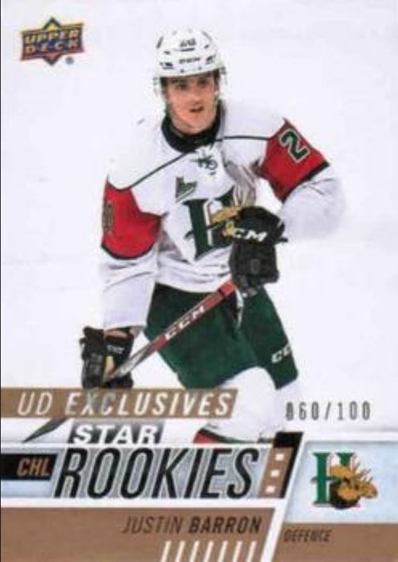 2017 Upper Deck CHL #336 UD Exclusives /100