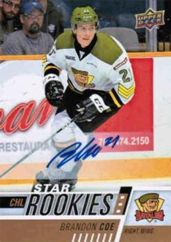 2017 Upper Deck CHL #302 Autographs