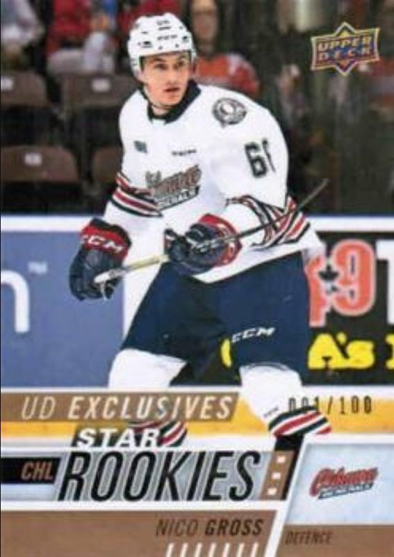 2017 Upper Deck CHL #342 UD Exclusives /100