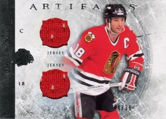 2012 Upper Deck Artifacts #17 Jersey Jersey Horizontal /36