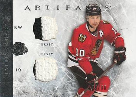2012 Upper Deck Artifacts #72 Jersey Jersey Horizontal /36