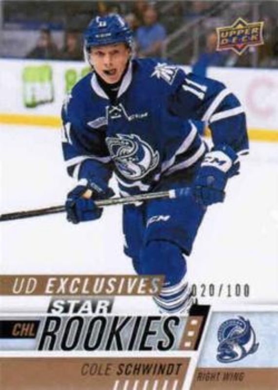 2017 Upper Deck CHL #398 UD Exclusives /100